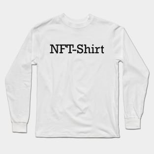 NFT-Shirt, Black Long Sleeve T-Shirt